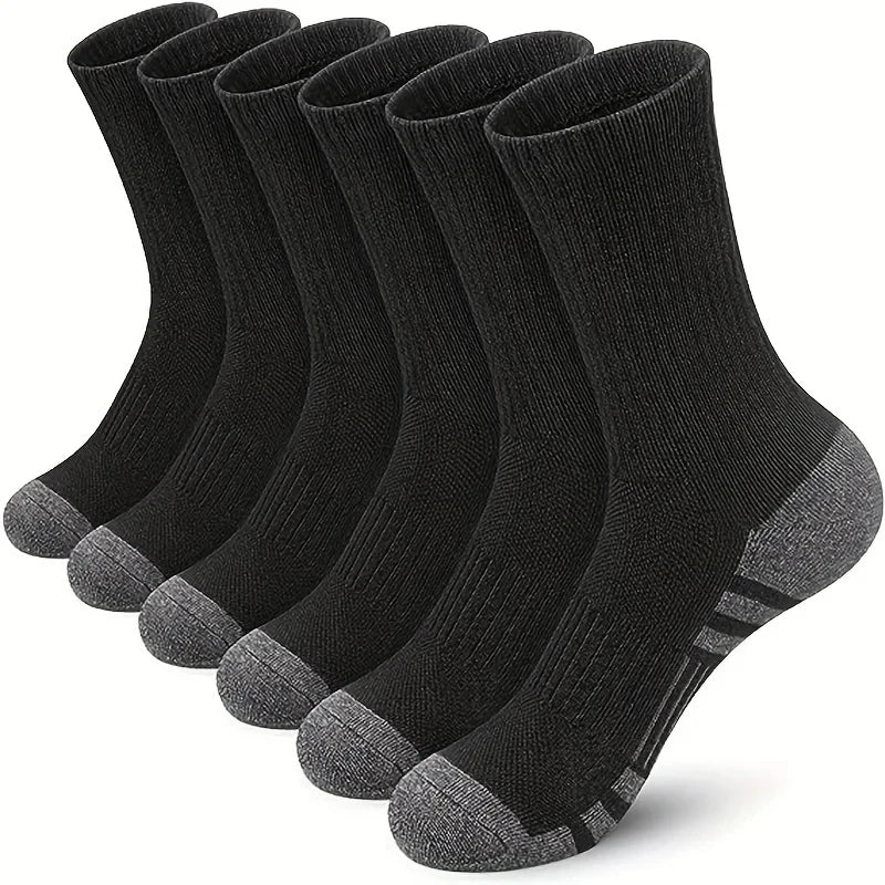 10pairs Breathable Cotton Sports Stockings Men Bamboo Fiber Autumn and Winter Men Socks Sweat Absorption Deodorant Business Sox - THOOBO!