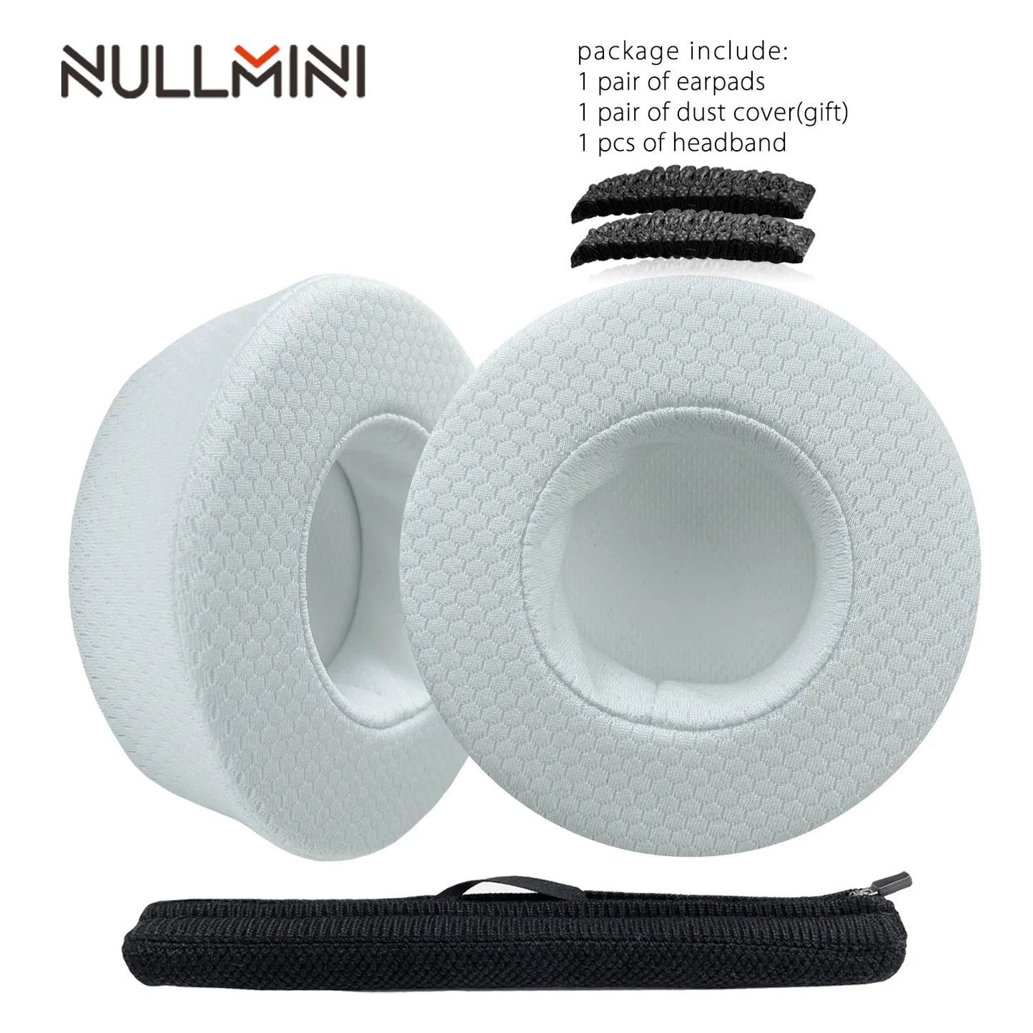 NullMini Replacement Earpads for Corsair Virtuoso RGB, Virtuoso RGB Wireless SE, Virtuoso RGB Wireless XT Headphones Headband