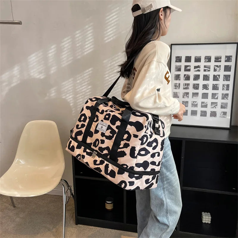 SkyVault Oxford — Waterproof Large-Capacity Travel & Gym Tote for Fashion, Fitness, and Flight