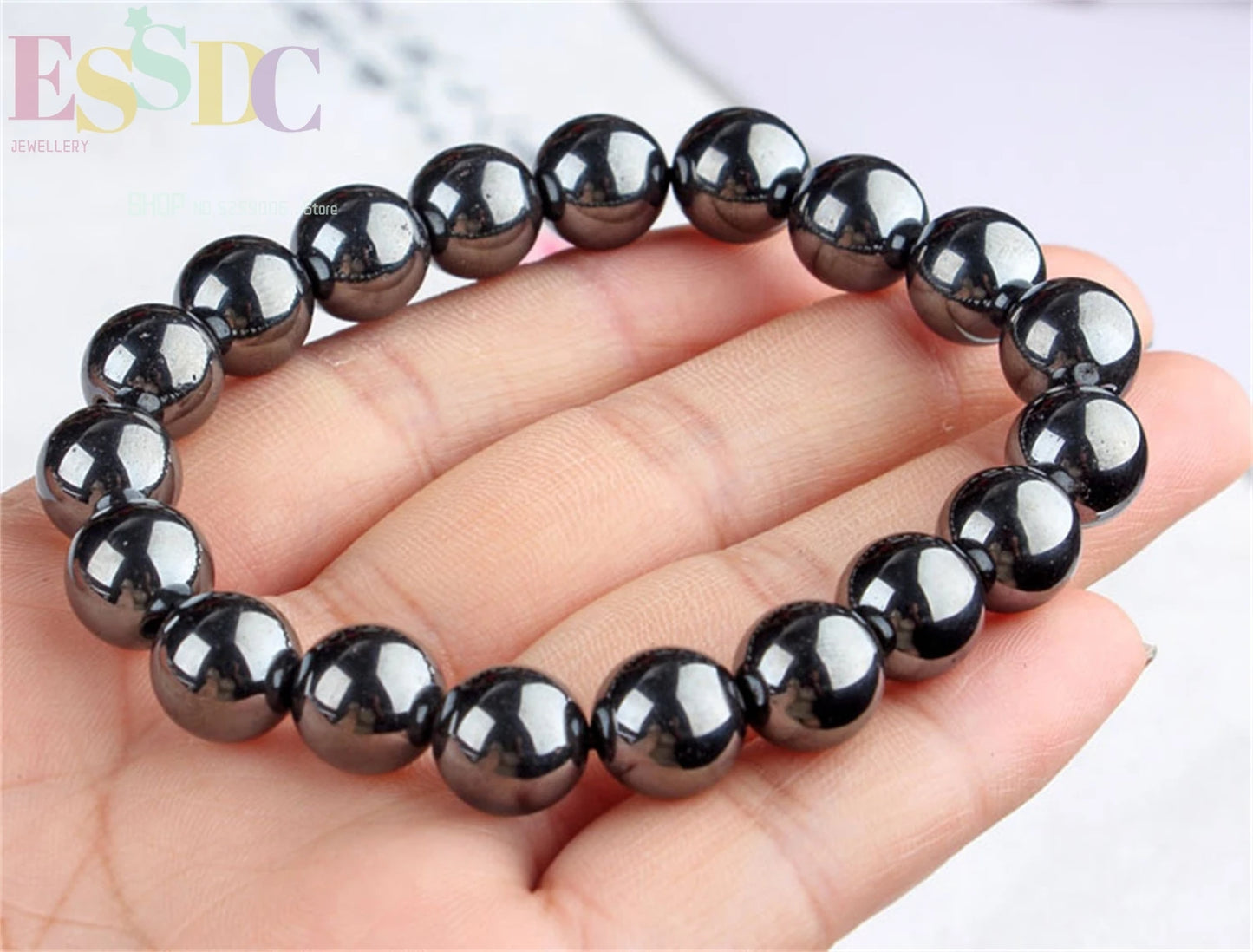 Tiger Eye & Hematite Energy Bracelet – Magnetic Healing Beads for Strength, Balance & Happy Vibes ✨