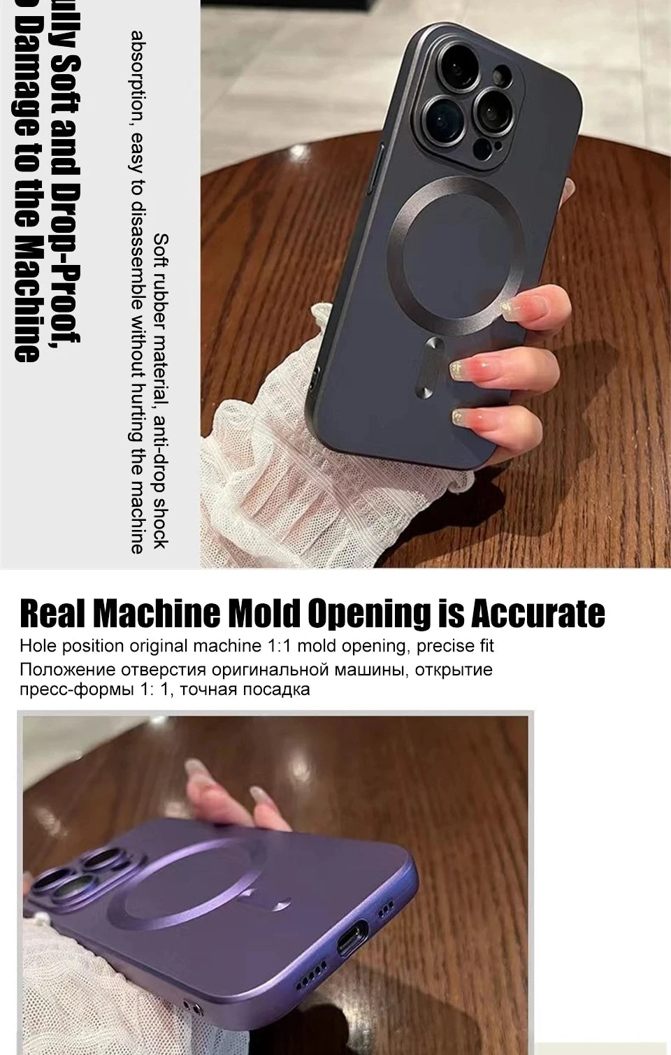 Original For Magsafe Magnetic Case For iPhone 16 13 12 11 14 15 Pro Max Matte Shockproof Cover Wireless Charge Phone Accessories - THOOBO!