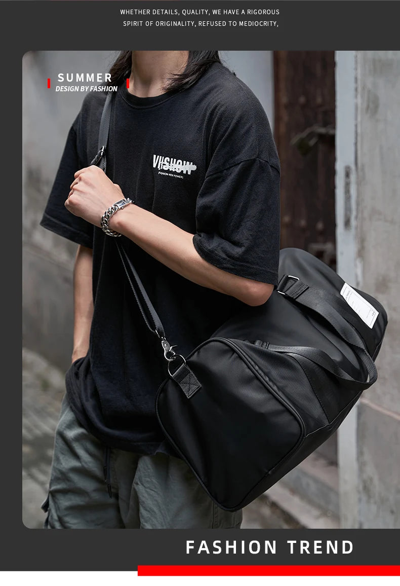 StormCore Duffle — Waterproof Oxford Gym & Travel Bag With Shoe Compartment & Wet Pocket