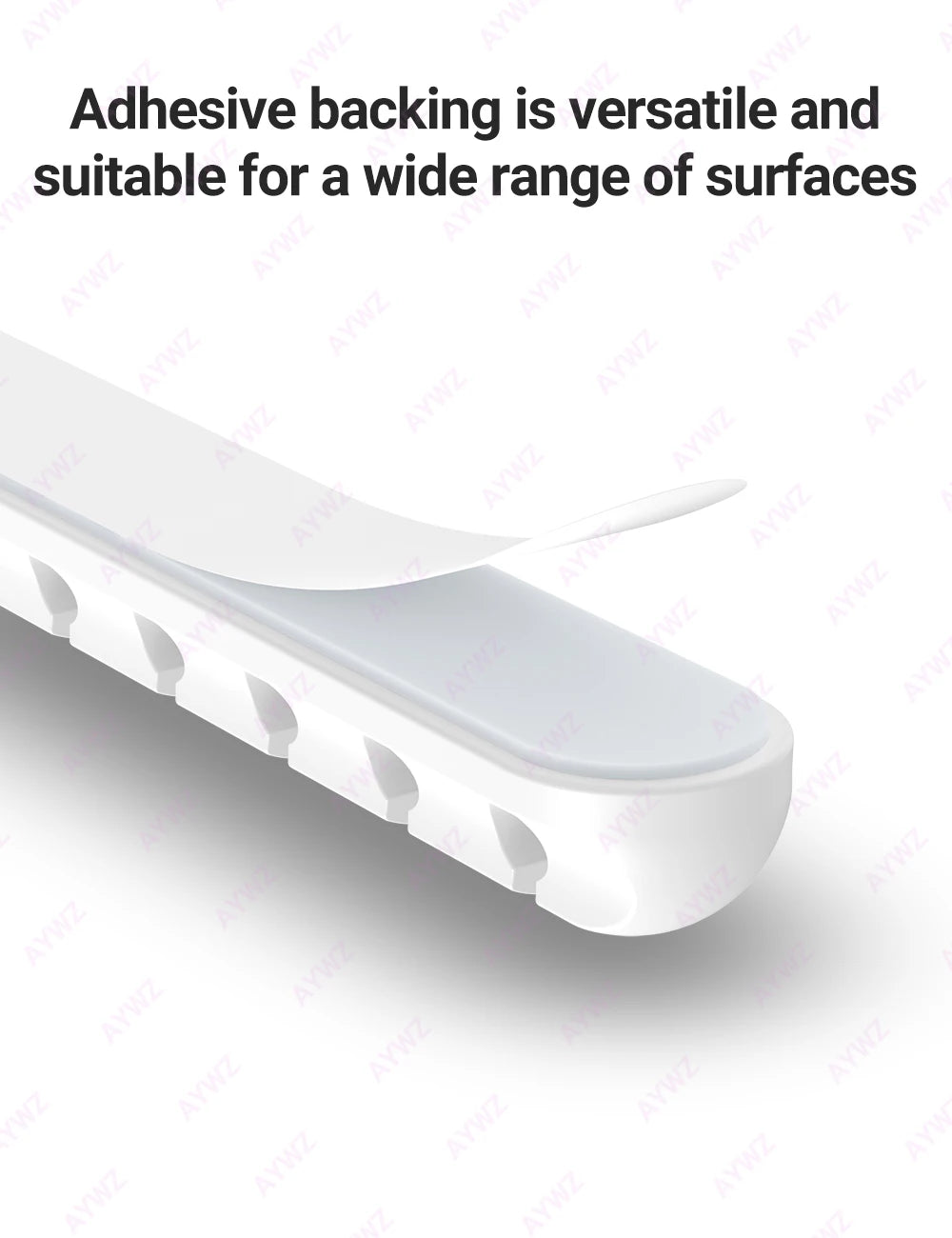 Adhesive Cable Holder Clips Cord Management Wire Organizer for Desktop USB Charging Cable Nightstand Power Cord Mouse Cable - THOOBO!