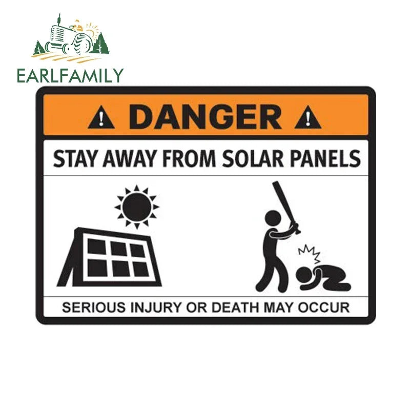 Stay Away From My ATV Sticker – 3D waterproof decal for rides, gear & mischief