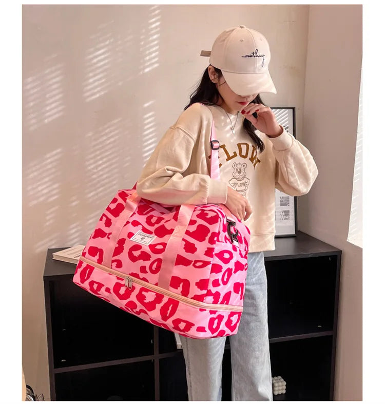 SkyVault Oxford — Waterproof Large-Capacity Travel & Gym Tote for Fashion, Fitness, and Flight