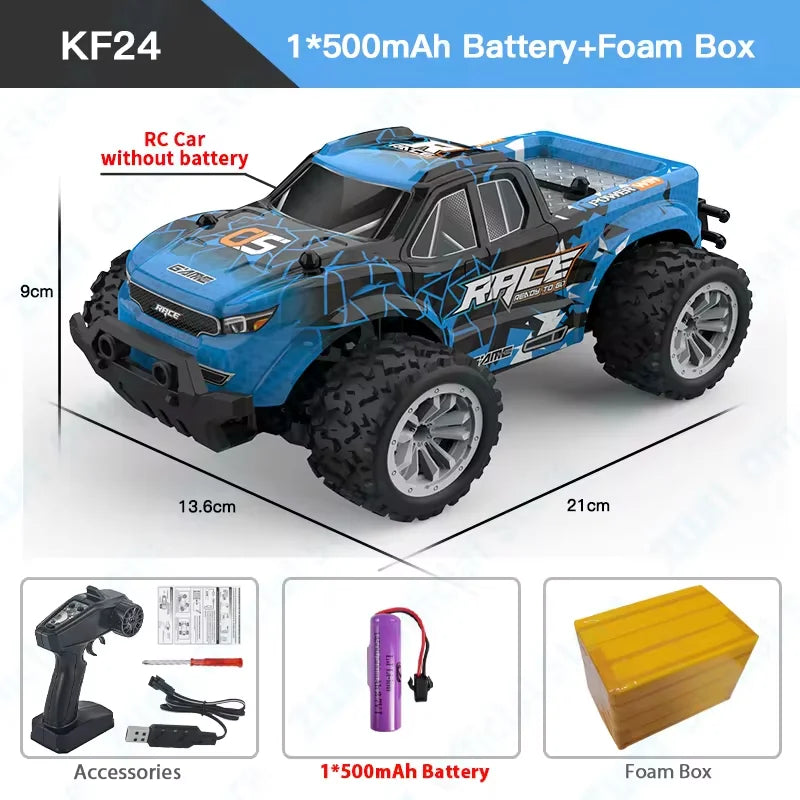 ZWN 1:16/1:20 RC Car 2WD Off-Road Remote Control Car with LED Light