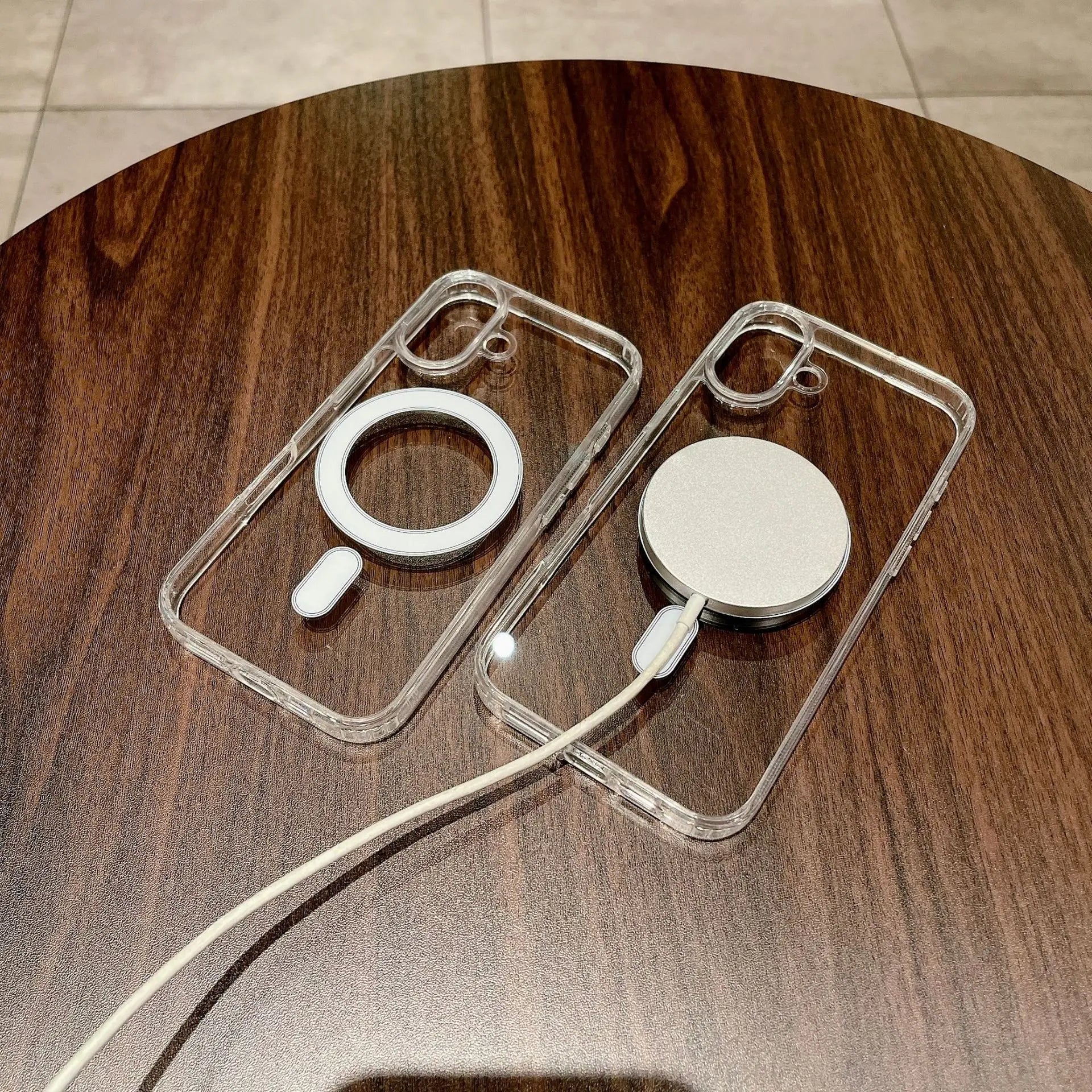 Original Luxury Magsafe Wireless Charging Case For iPhone 16 15 14 13 12 11 Pro Max Plus Mini Magnetic Transparent Bumper Cover - THOOBO!