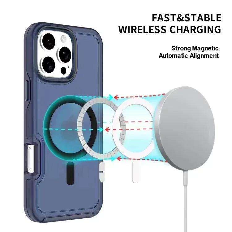 Luxury Candy Wireless Charge Magsafe Matte Phone Case For iPhone 11 12 13 14 15 16 Pro Max Plus Magnetic Bumper Cases Cover