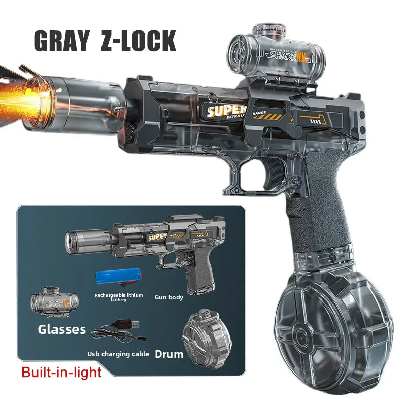 Electric Water Guns For Adults Powerful Squirt  Electric Water Gun Toys Summer Outdoor Beach Toy For boys Children Gifts