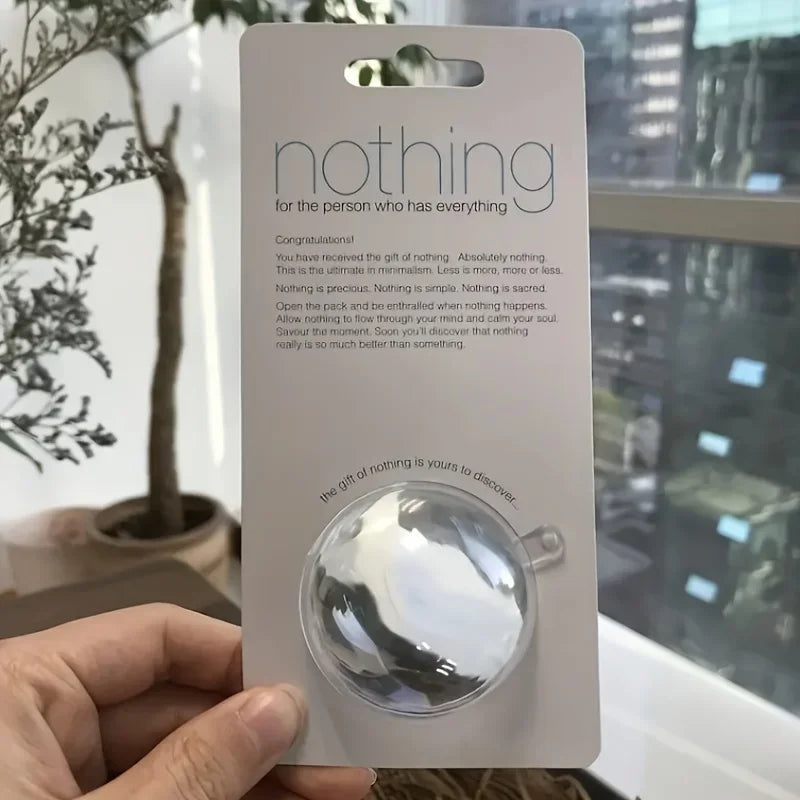 “The Gift of Nothing” – The Ultimate Funny Minimalist Gag Gift for People Who Have Everything 🎁😂