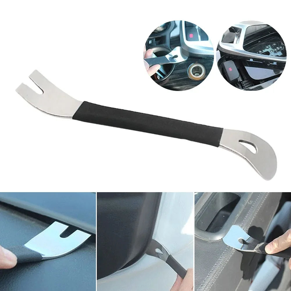Car Audio Disassembly Tool Stainless Steel PryClip Rocker Crowbar Bar Door Panel Disassembly Pry Panel Interior - THOOBO!
