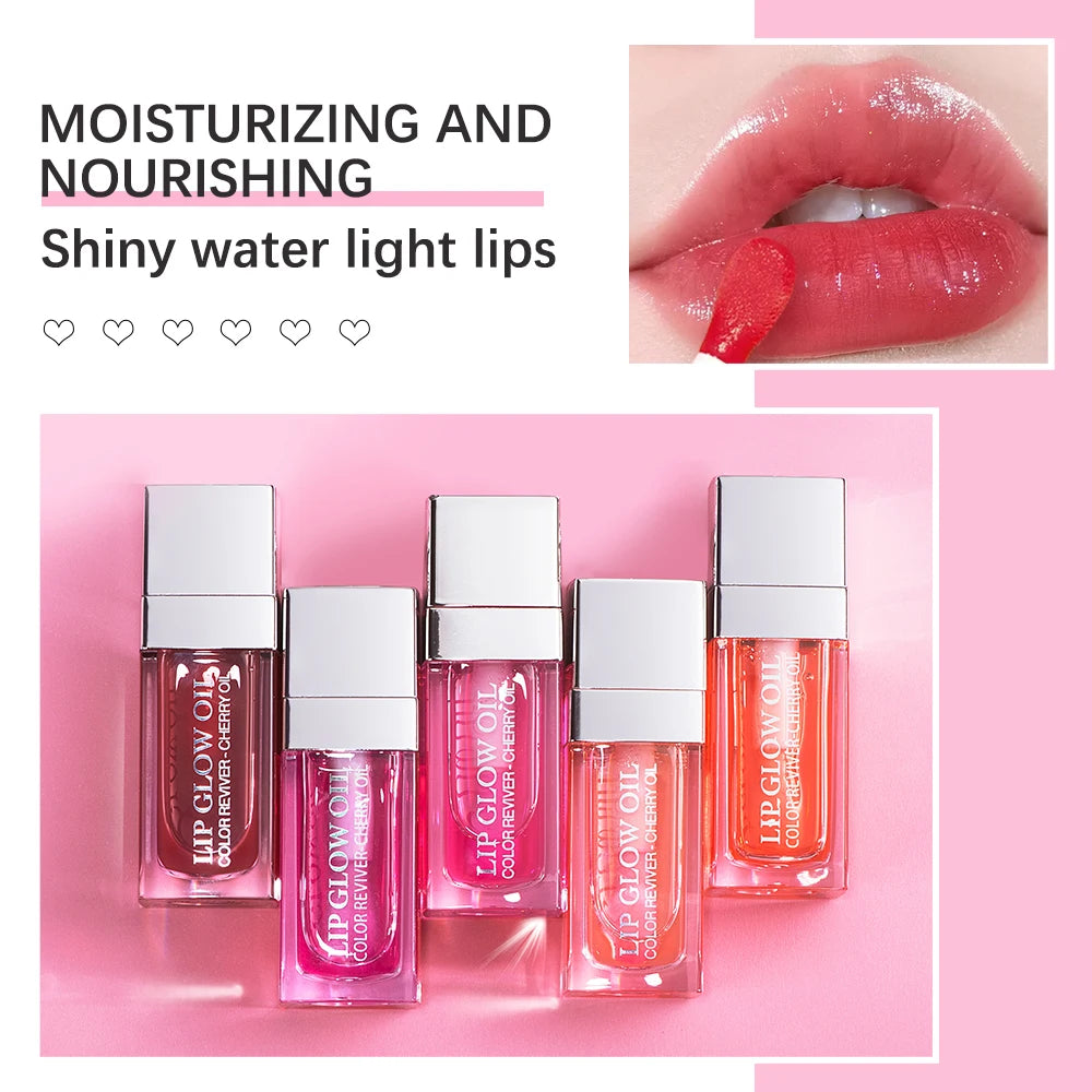 Moisturizing Lip Balm Original Lip Oil Gloss Care of the Lips Benetitnt for Lips Plumping Exfoliating Pink Plumping Gloss Oil - THOOBO!