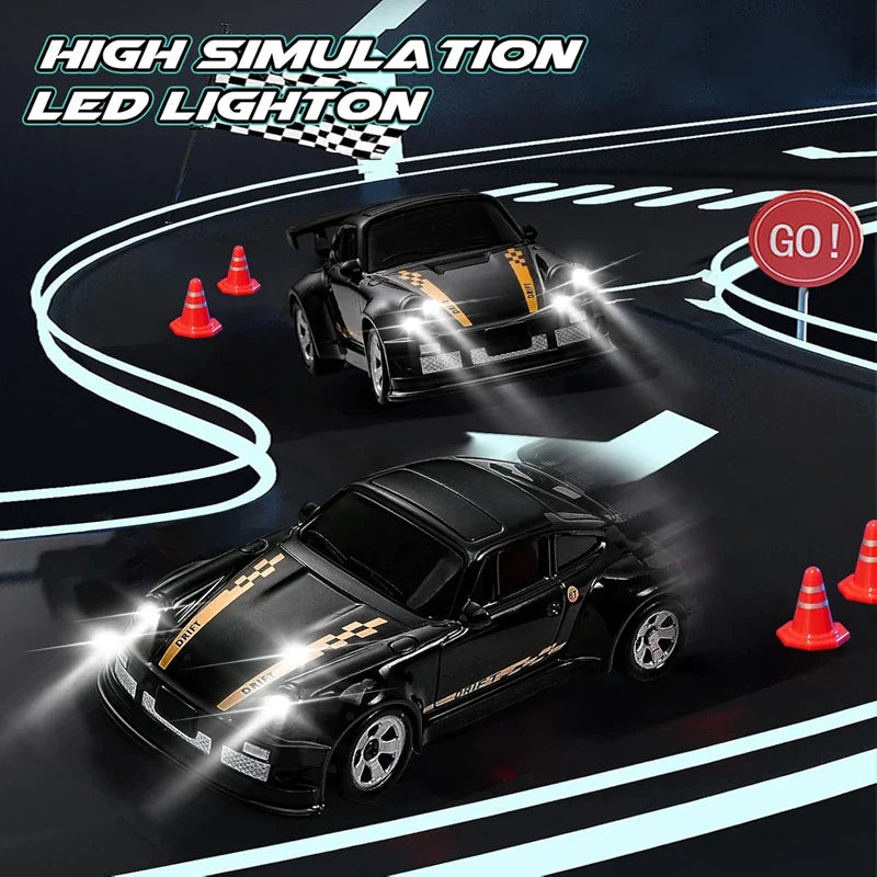 1/64 High-Speed Drift RC Car 4WD Remote Control Mini Racing Toy