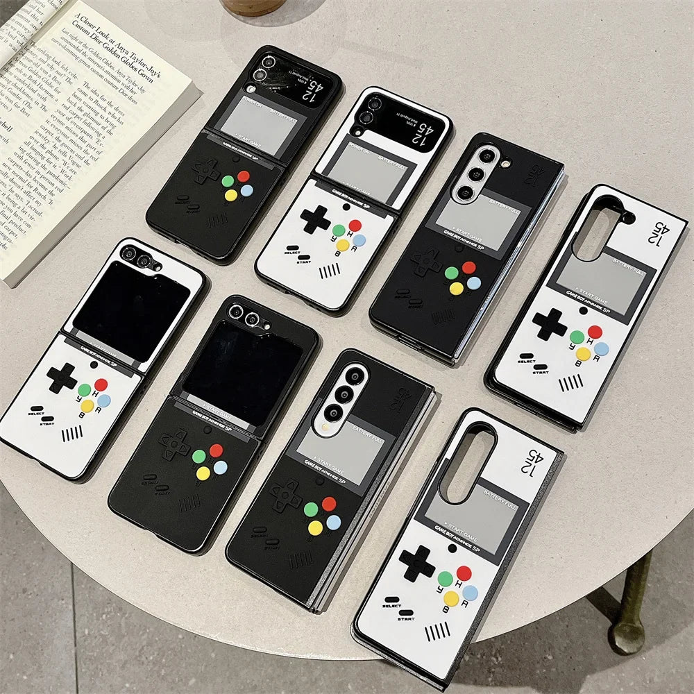 Cute Creative Game Case for Samsung Z Flip 6 5 4 Luxury Coque for Samsung Galaxy Fold Z Flip 6 3 4 5 flip5 flip4 flip6 Cover