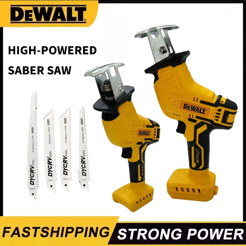 Dewalt 2800RPM Cordless Reciprocating Saw 20V Brushless Electric Saw Multifunctional Metal Wood Pipe Cutting Saw Power Tool - THOOBO!