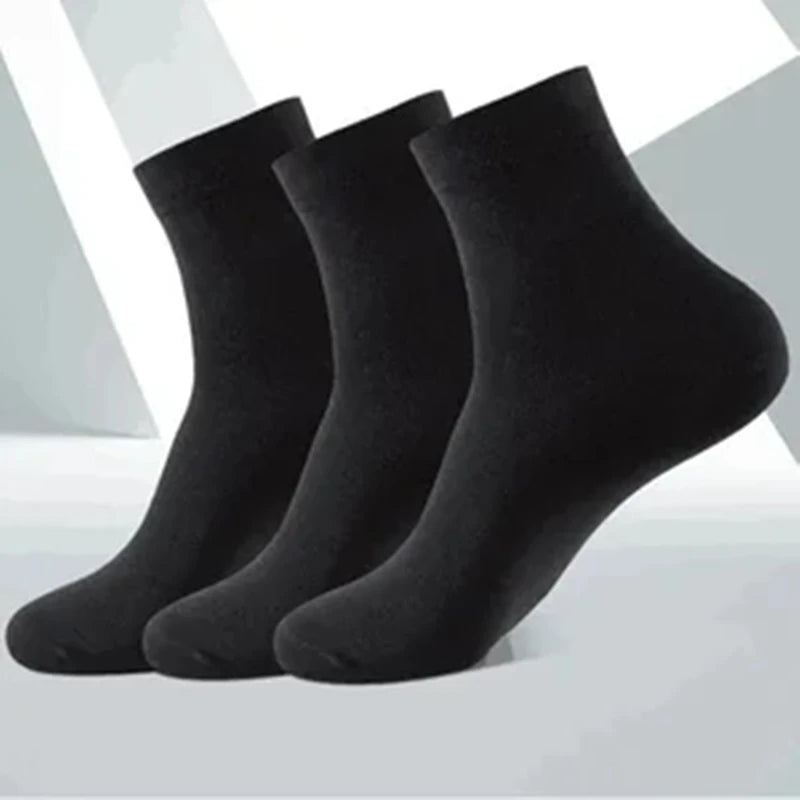 10pairs Breathable Cotton Sports Stockings Men Bamboo Fiber Autumn and Winter Men Socks Sweat Absorption Deodorant Business Sox - THOOBO!