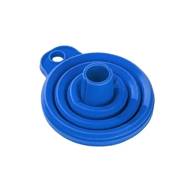 FLOPSTER FUNNEL – Foldable Silicone Oil Filler for Engines, Washer Fluid & More (Universal Car Fit, Heat-Resistant, No-Mess Wizard)