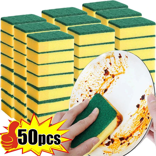 Double-Sided Magic Grease-Buster Sponge – Motorcycle, Kitchen & Pot Power Cleaner