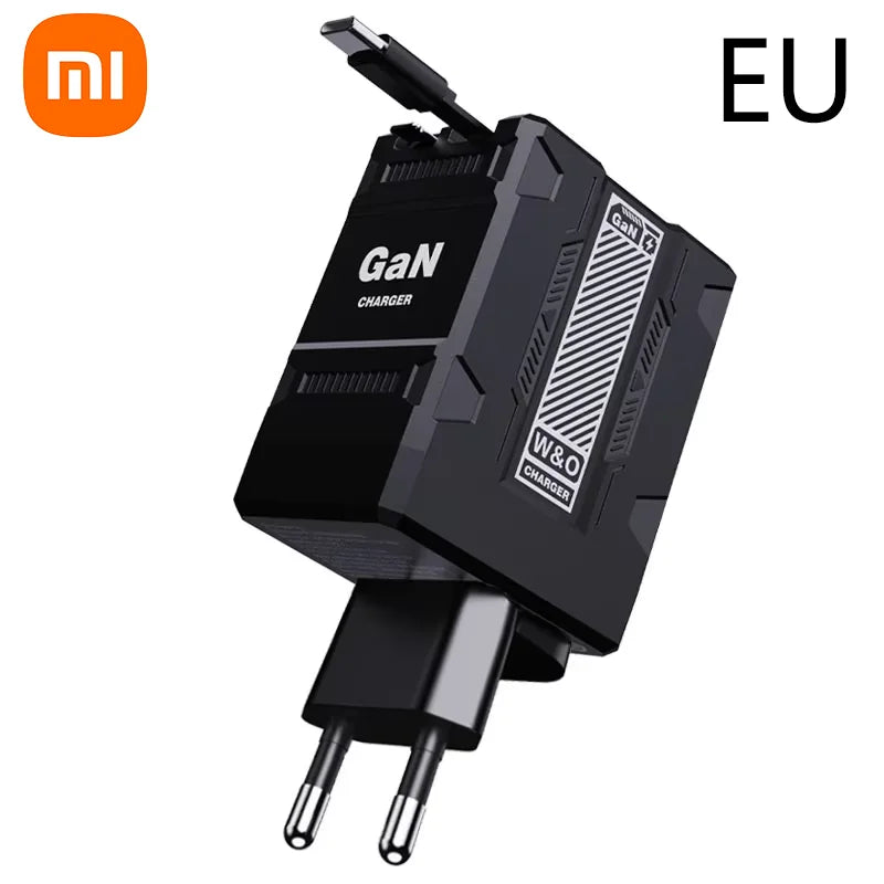 Xiaomi 120W GaN Super Charger with Retractable Cables – The Gift of Instant Power 🎄🔋