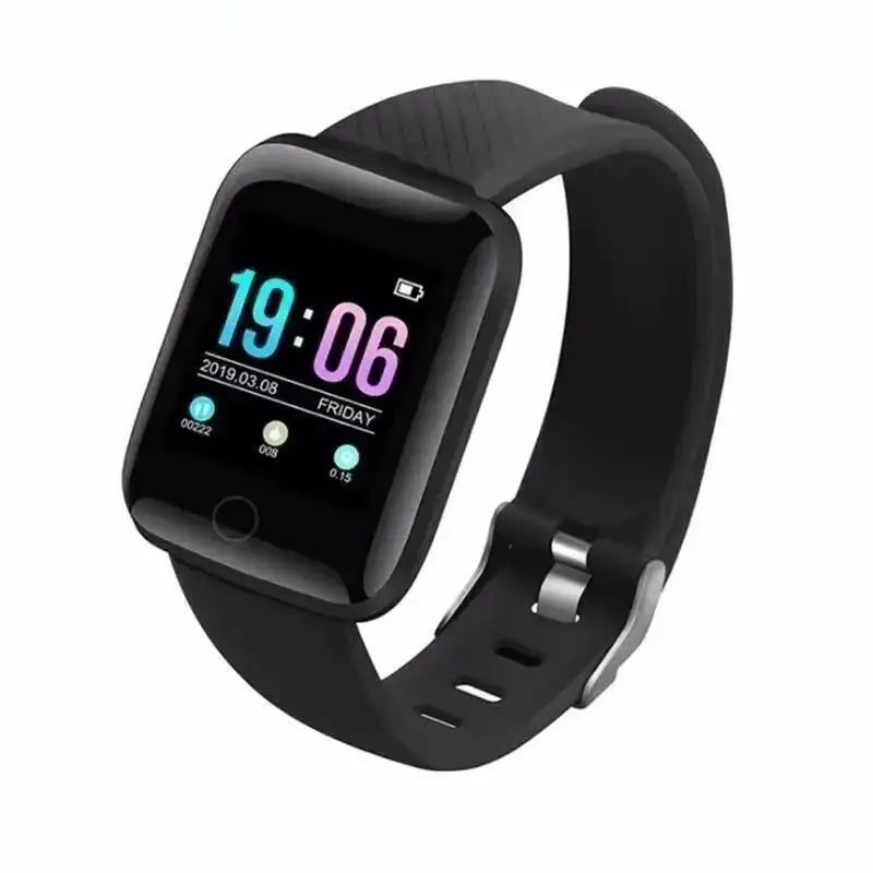 WristIQ 116 – Lightweight Bluetooth Smartwatch for Fitness, Sleep, Messages &amp; Daily Tracking with USB Charging