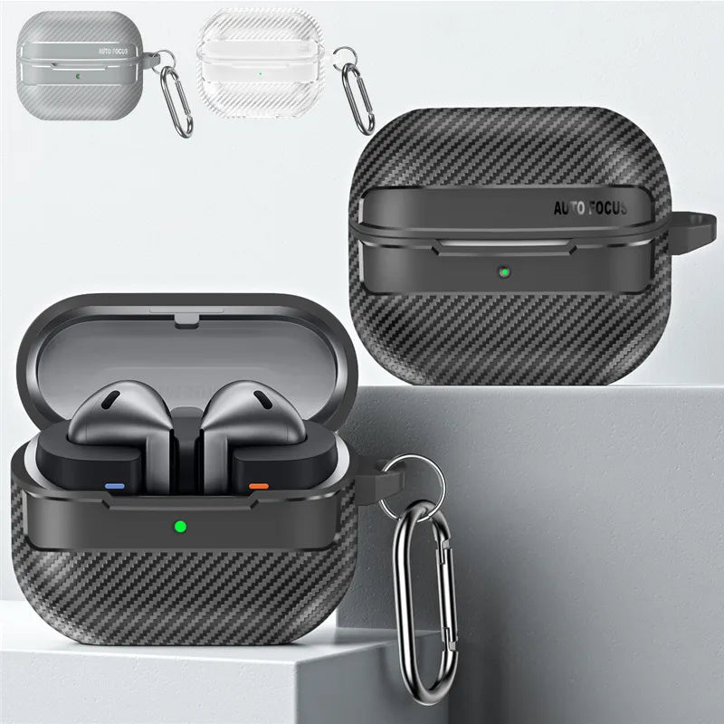 Protective Case For Samsung Galaxy Buds 3 / Buds 3 Pro Cover Earbuds Accessories Shockproof Bags Coque Capa Funda