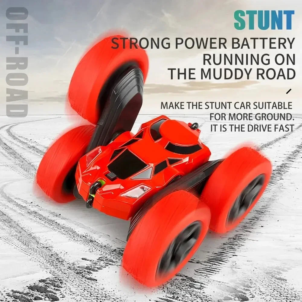 RC Stunt Car Double-Sided Flip 2.4G Remote Control Drift Toy