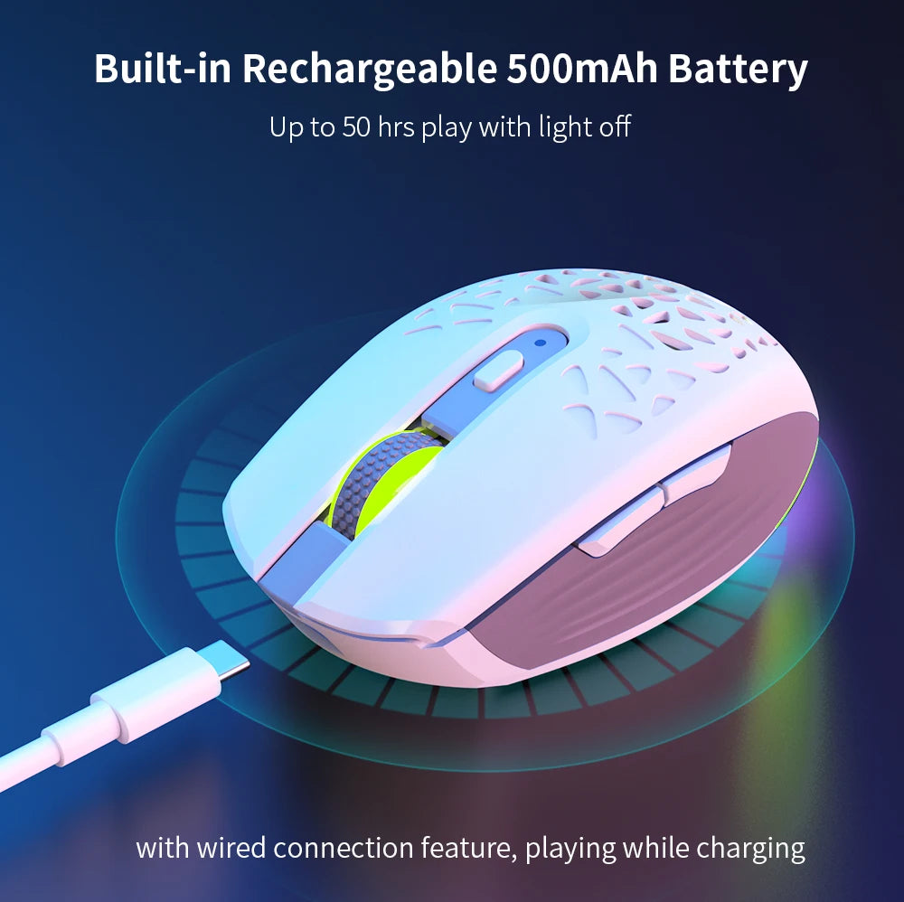 Delux M820DC RGB Precision Pro – triple-mode gaming mouse with 16000 DPI & 80 million-click durability