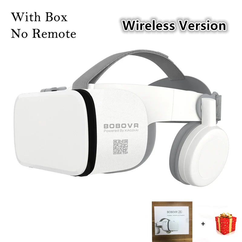 Bobo VR Bobovr Z6 Virtual Reality Glasses Bluetooth Headset 3D Viar Devices Helmet Lenses Goggle For Smartphone Phone Smart Game