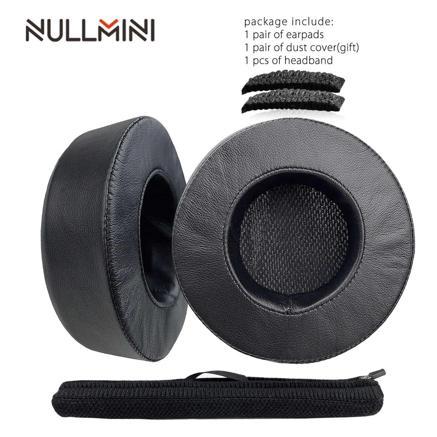 NullMini Replacement Earpads for Corsair Virtuoso RGB, Virtuoso RGB Wireless SE, Virtuoso RGB Wireless XT Headphones Headband