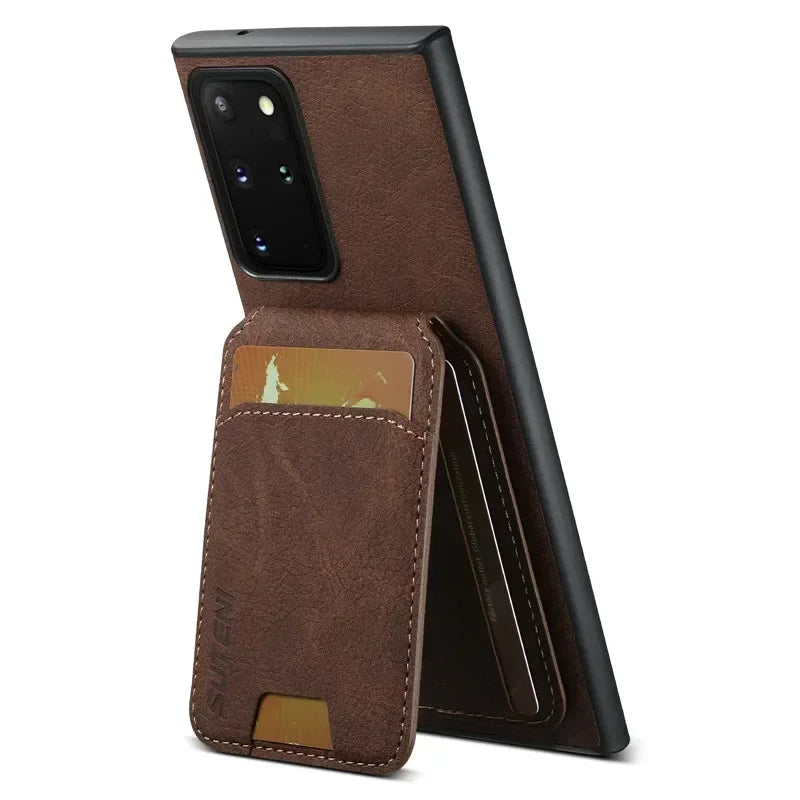 Leather Magnetic Multifunctional Wallet Phone Case For Samsung S24 Ultra S23 S22 Ultra Note20 Ultra S24 Plus