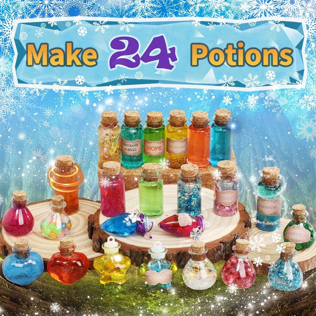 Witchlight WonderLab Potion Kit 🧪✨ — DIY Color-Changing Fairy & Horror Magic Craft Set for Halloween or Christmas