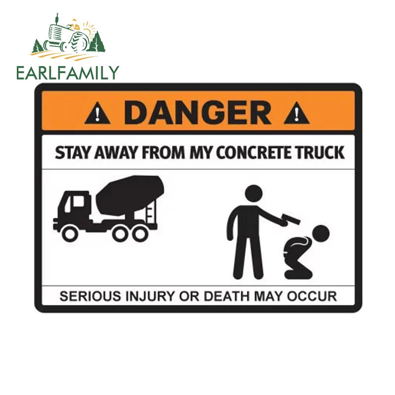 Stay Away From My ATV Sticker – 3D waterproof decal for rides, gear & mischief