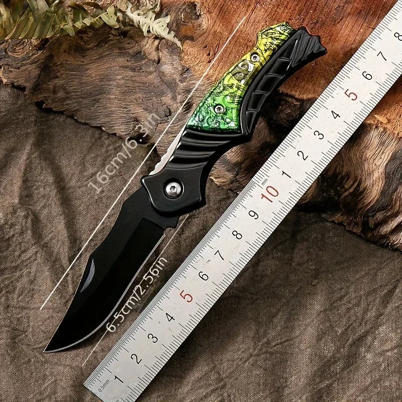 EdgeCrafter Folding Fruit & Survival Knife — Compact Stainless Steel Outdoor Cutter for Kitchen, Camping & Everyday Carry