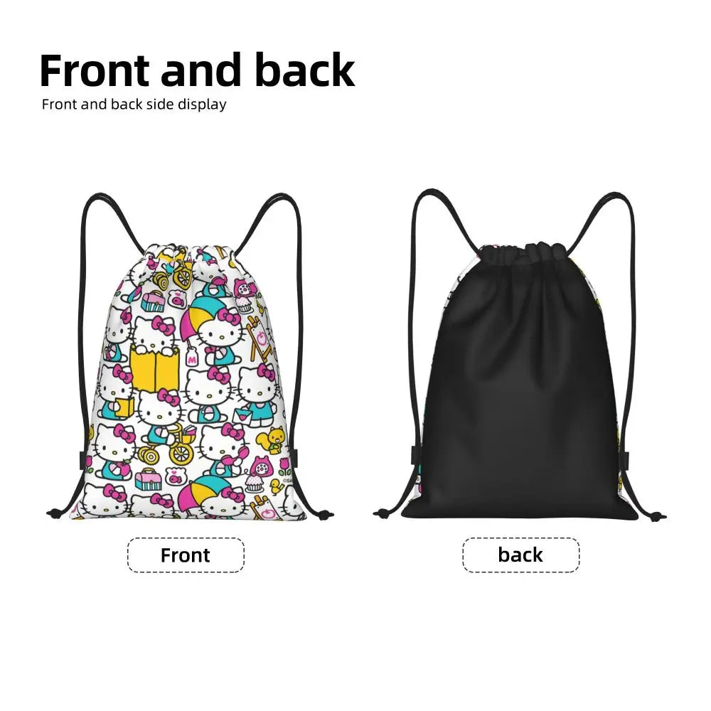 Hello Kitty Drawstring Backpack — Cute Strength, Daily Charm, Universal Smile