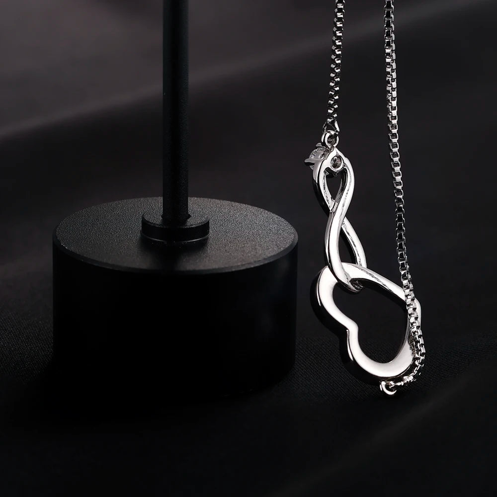 ForeverBound 925 Sterling Silver Heart Bracelet | Luxury Crystal Infinity Charm For Endless Love 💎