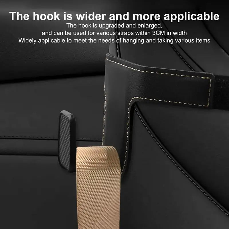 PU Leather Sports Seat Purse Hook Organizer That Says “Nope” to Chaos