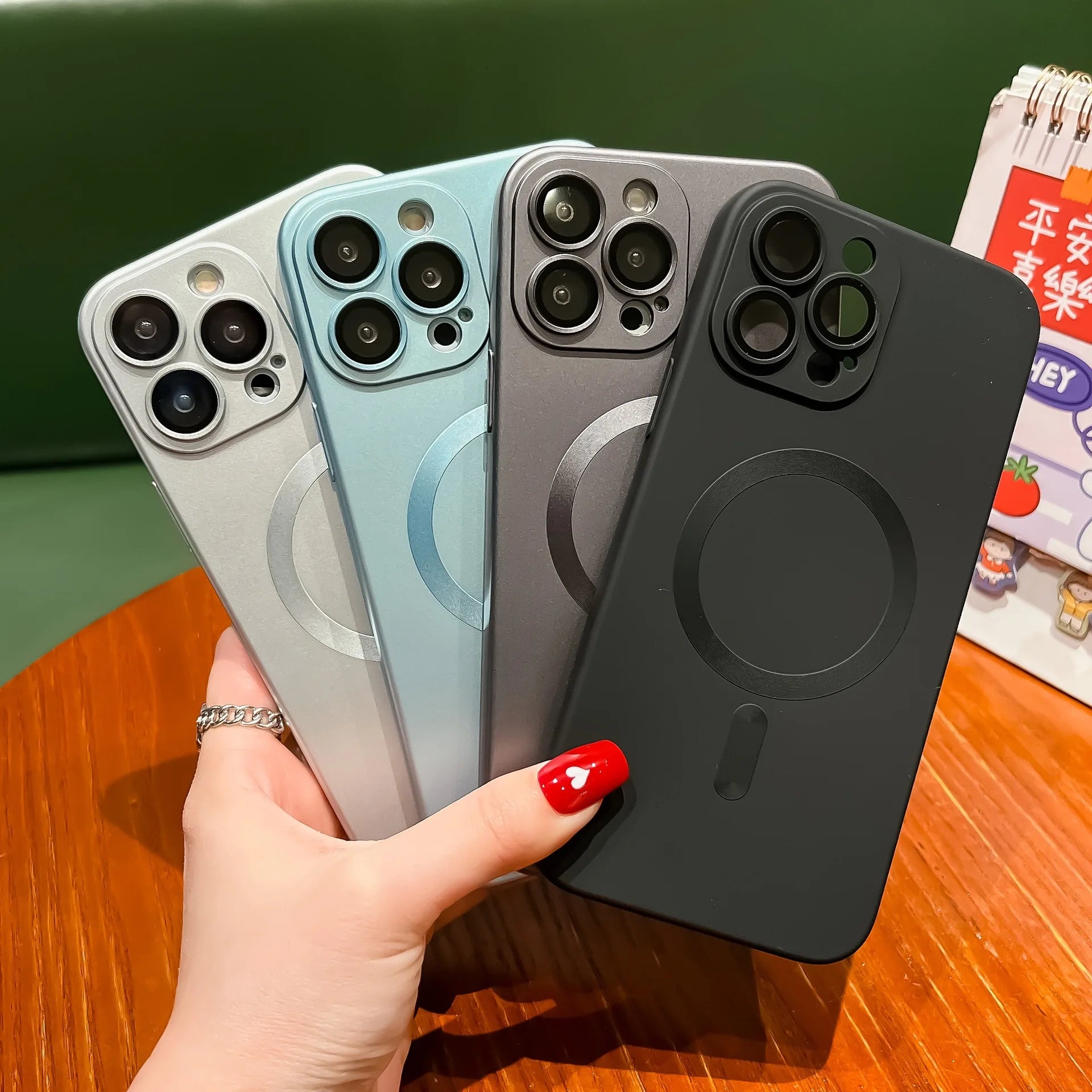 Original For Magsafe Magnetic Case For iPhone 16 13 12 11 14 15 Pro Max Matte Shockproof Cover Wireless Charge Phone Accessories - THOOBO!