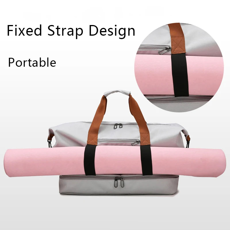 AquaVault Pro — Oxford Waterproof Travel & Gym Tote with Shoe Compartment