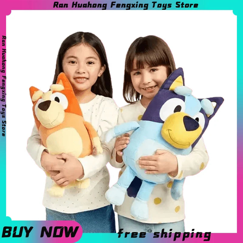 Bluey & Bingo Plush Toys – Soft Cartoon Dog Stuffed Animals