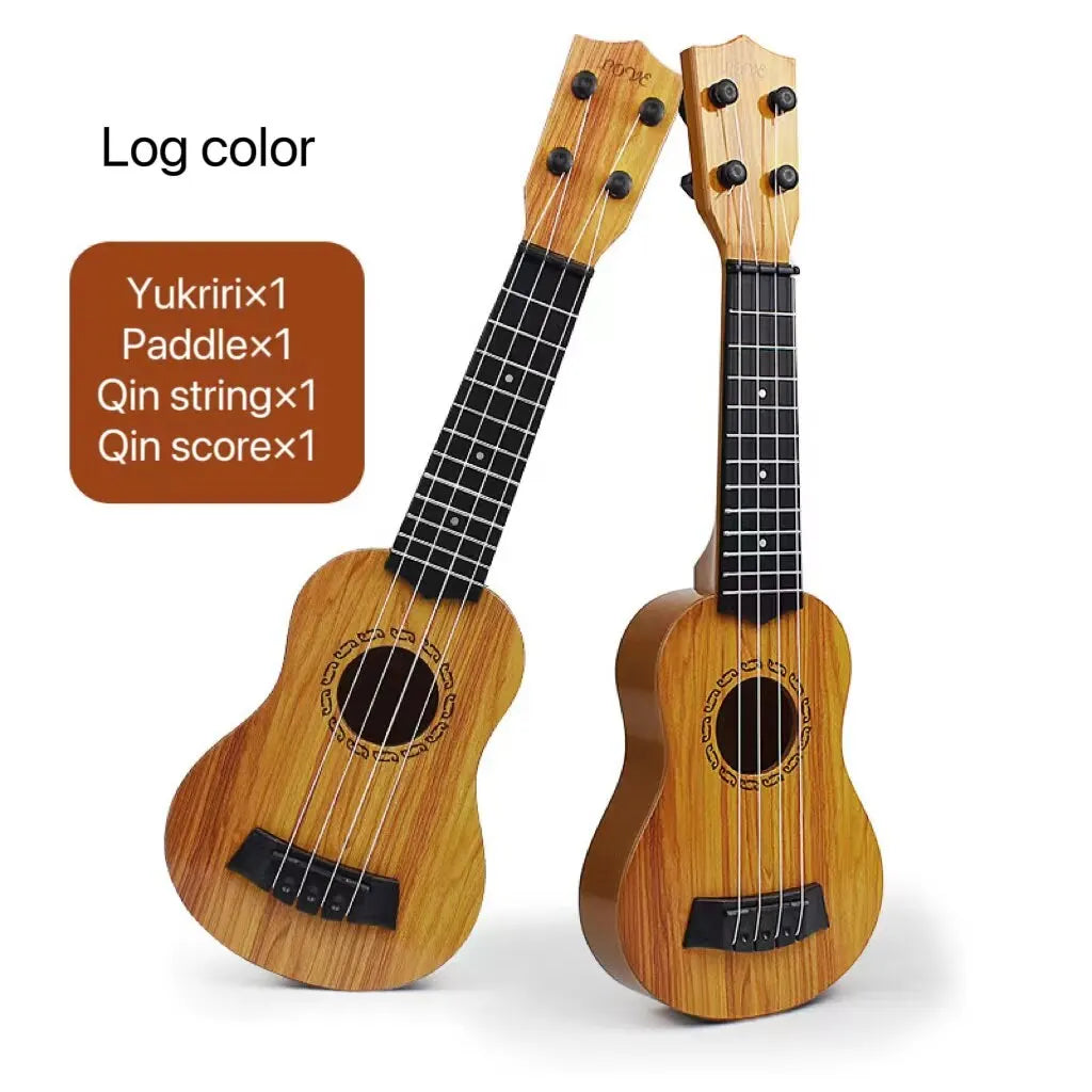 35cm Children Guitar Toy Can Be Used To Play Elementary Instruments With Paddles Simulating Yukrili Music Toys - THOOBO!