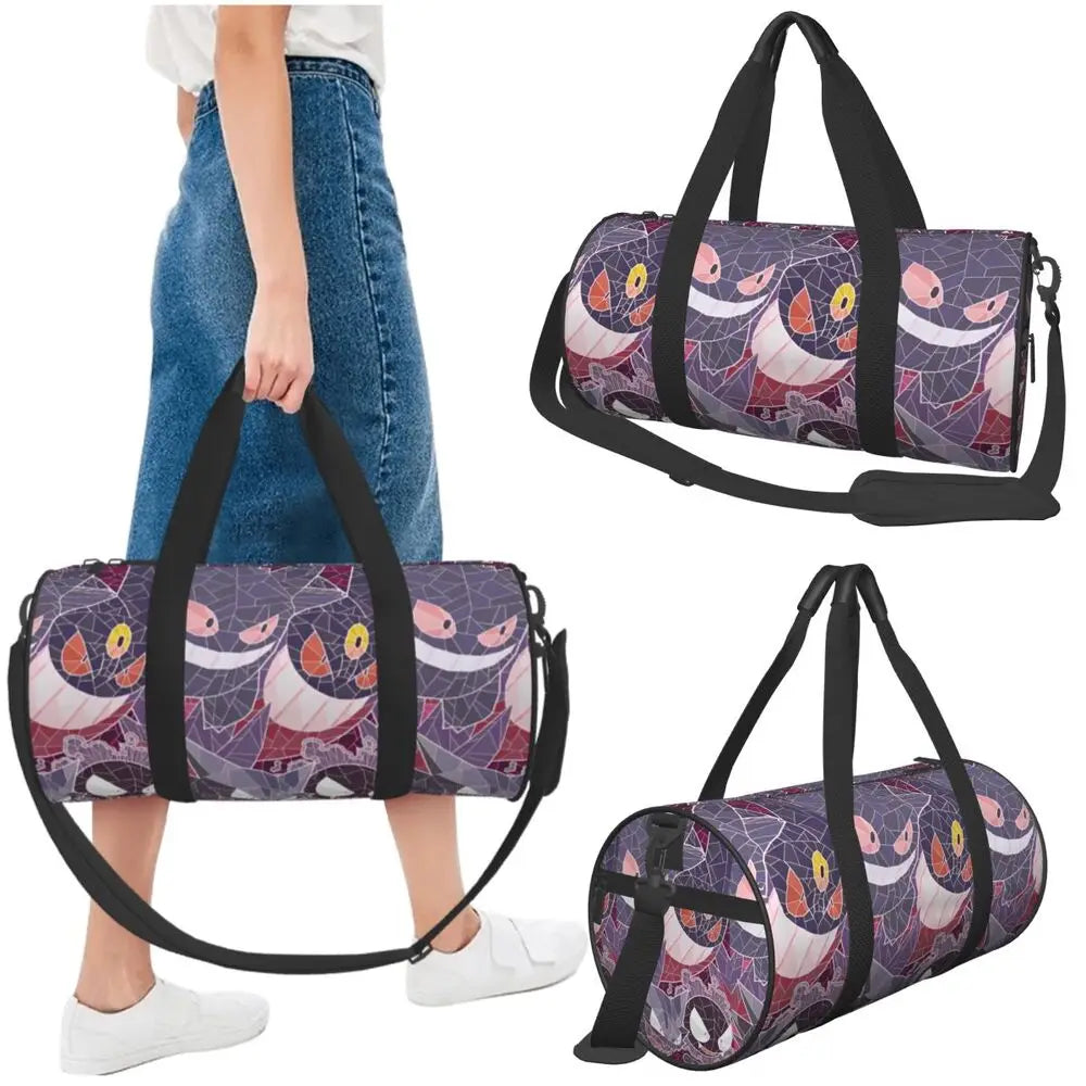 Gengar ShadowPack — Large Waterproof Pokémon Travel & Gym Duffle Bag for Hardcore Trainers