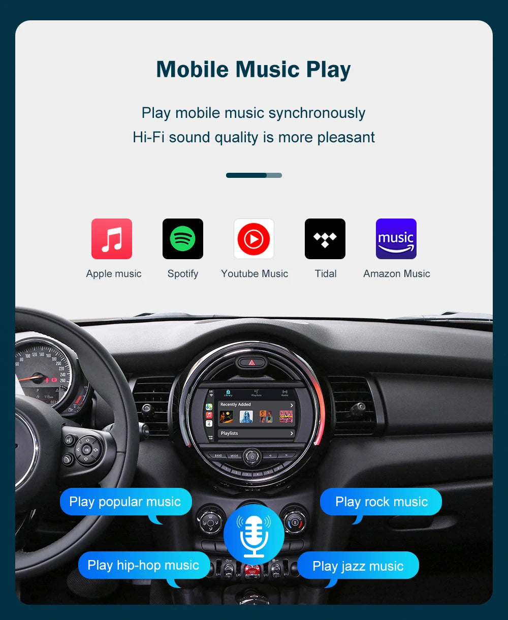 MiniJoy Wireless CarPlay System – Plug-In Happiness for Your MINI Cooper Adventure