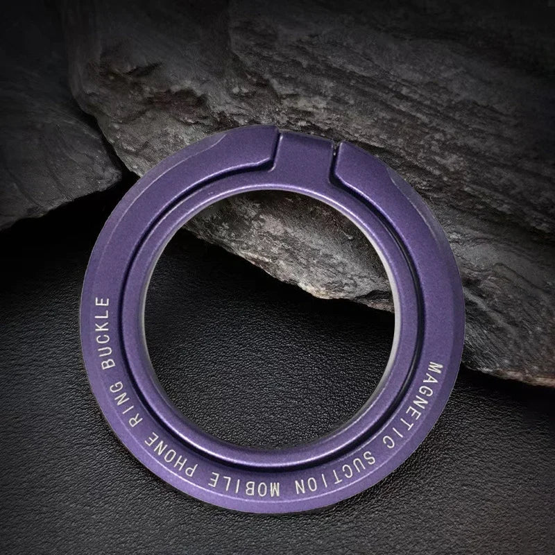 Magnetic Ring IPhone Holder For MagSafe Portable Mobile Phone Magnet Foldable Bracket Removable Grip Stand for iPhone Support