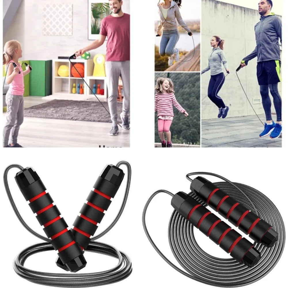 TurboWhip Elite – Adjustable Steel Speed Rope for Cardio Carnage & Backyard Burnouts