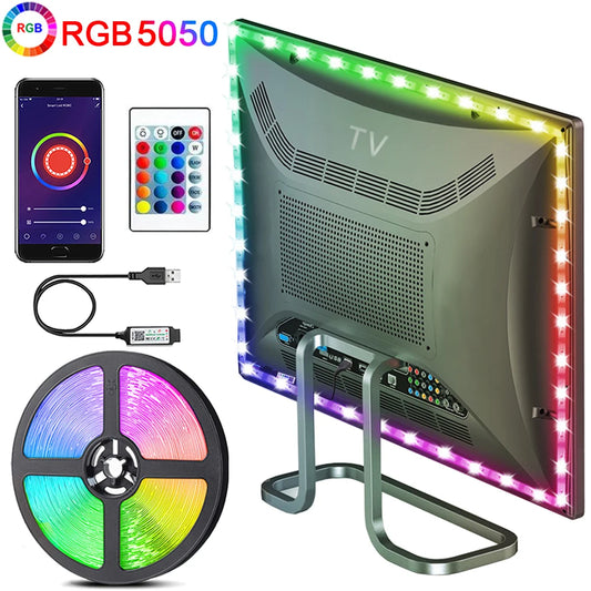 Glow Riot RGB USB LED Strip Lights – Mood Magic with Remote Control for TV, Bedroom & Beyond - THOOBO!