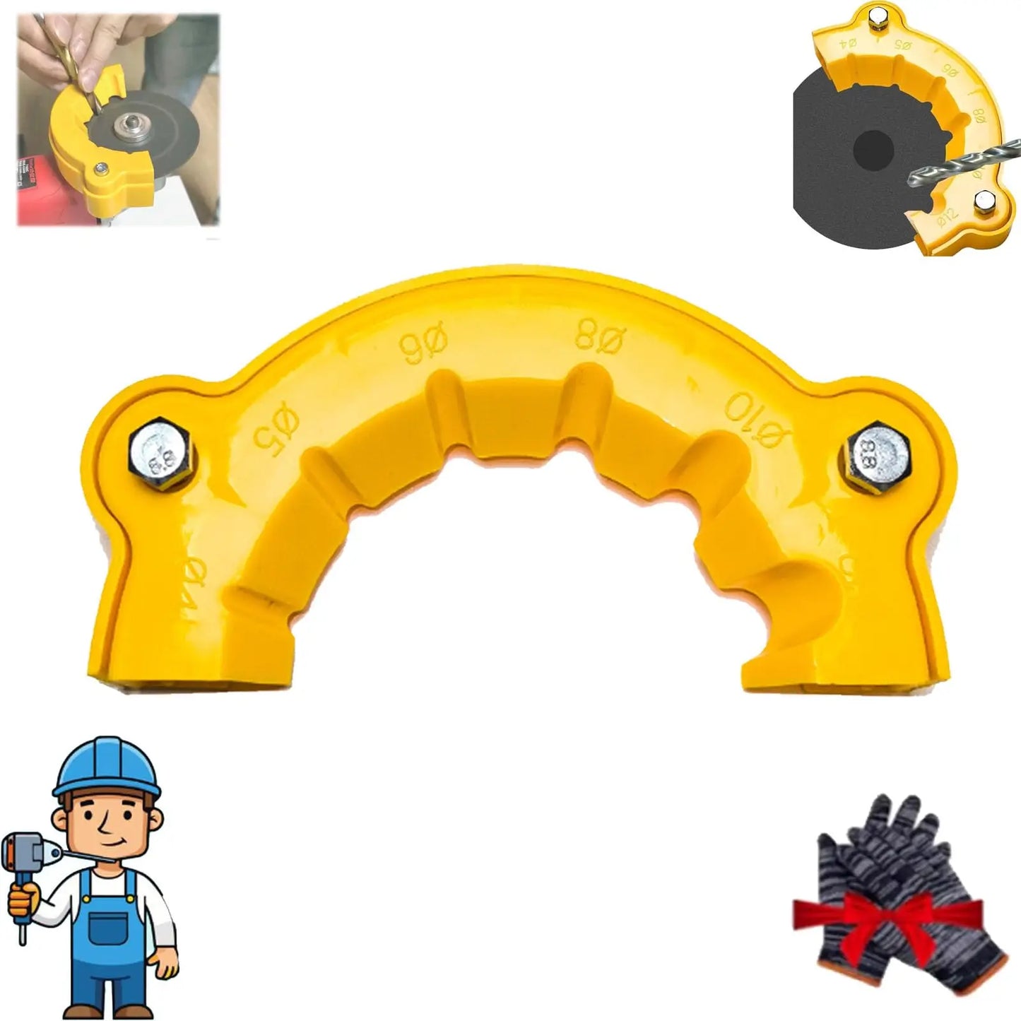 Galacok New drill sharpener MAX 6 in 1 multi-specification drill grinding tool waste drill grinding and polishing auxiliary tool - THOOBO!