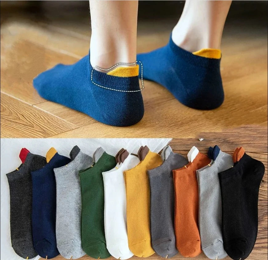 10pairs Breathable Cotton Sports Stockings Men Bamboo Fiber Autumn and Winter Men Socks Sweat Absorption Deodorant Business Sox - THOOBO!