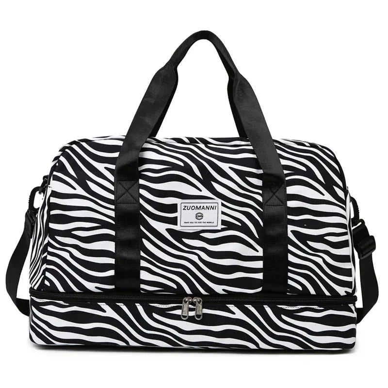 SkyVault Oxford — Waterproof Large-Capacity Travel & Gym Tote for Fashion, Fitness, and Flight