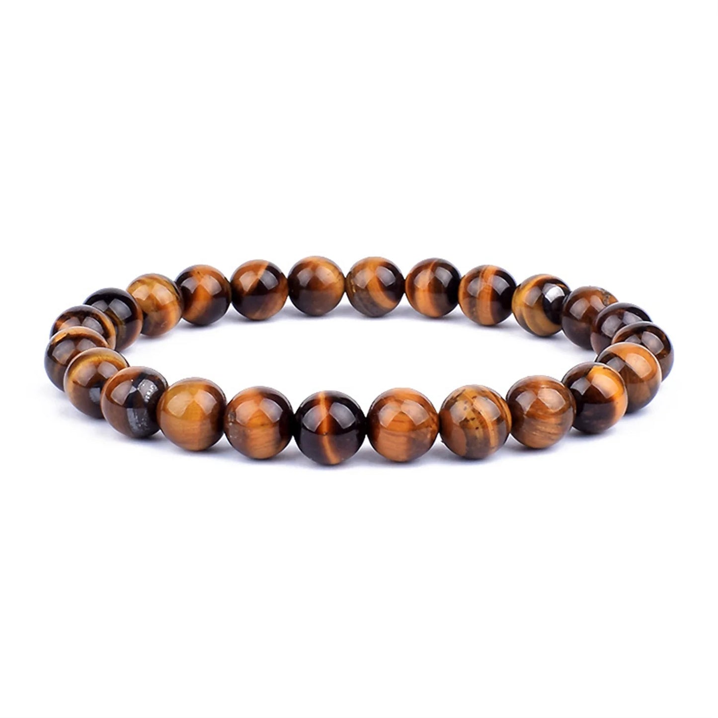 Tiger Eye & Hematite Energy Bracelet – Magnetic Healing Beads for Strength, Balance & Happy Vibes ✨