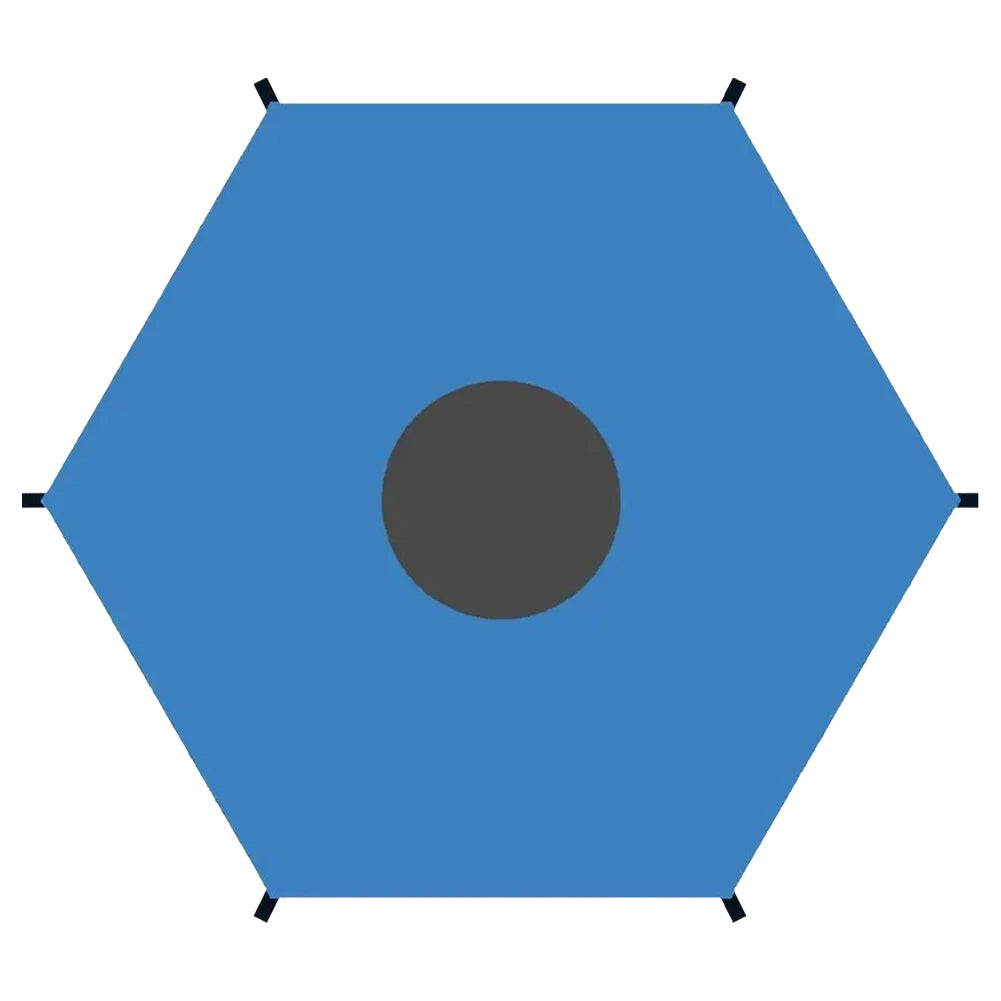 Backyard Bounce Oasis: Waterproof Trampoline Shade Roof for 6/8/10ft Fun Zones